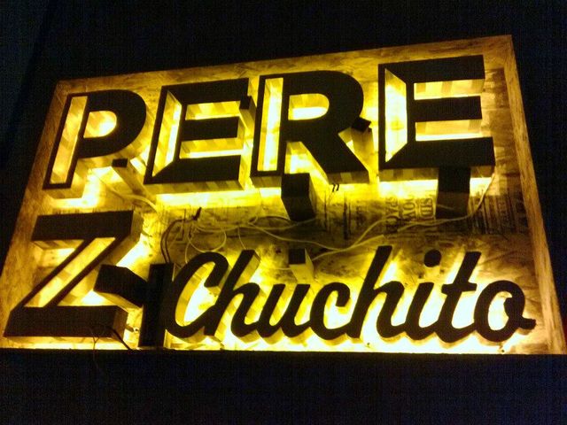 Oro espejo luz led